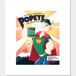 The nautical adventures of Popeye Posters and Art